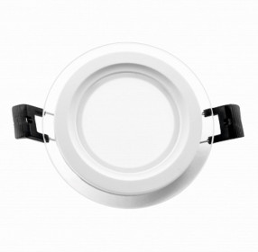 Светильник (окантовка стеклом) LE LED GLRL WH 6W D100 4000K